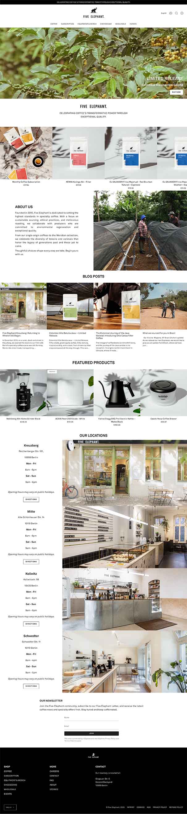 Nick from Vorgestern Agency working at Five Elephant cafe in Berlin